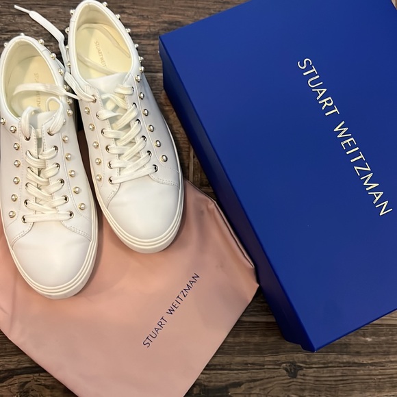 Stuart Weitzman Sneakers & Box - Picture 8 of 9